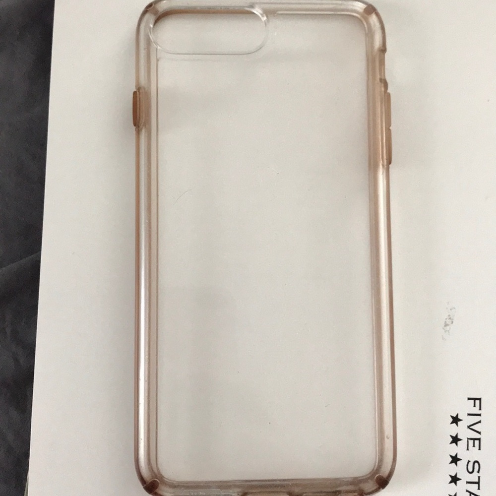 Speck iPhone 7/8 plus case: clear